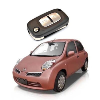 Κλειδί με τηλεχειρισμό και immobilizer για NISSAN MICRA K12