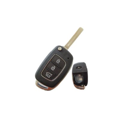 Ανταλλακτικό κέλυφος κλειδιού για hyundai, μαύρο