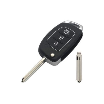 αναδιπλούμενο κέλυφος κλειδιού hyundai, μαύρο