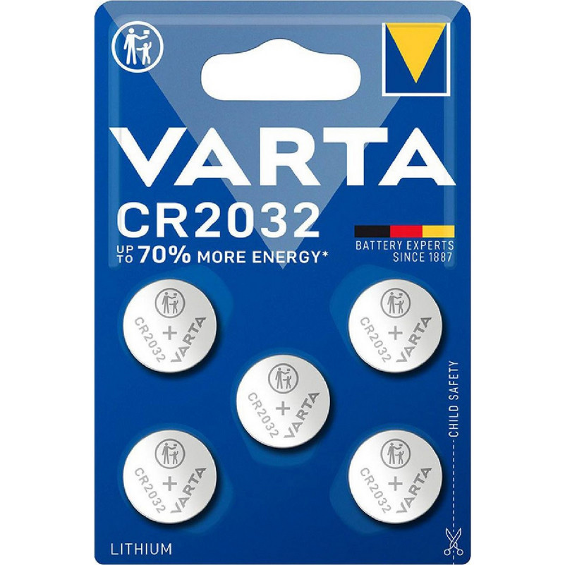 varta-cr-2032-bl5 5 Μπαταρίες varta cr2032