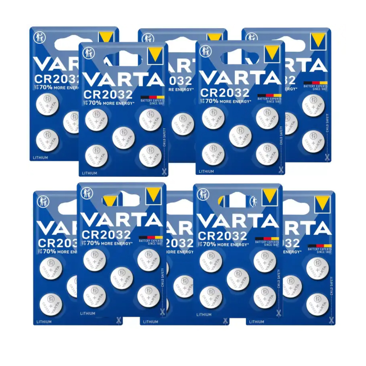 varta-cr-2032-bl5x10 Μπαταρίες varta cr2032 50 τεμάχια